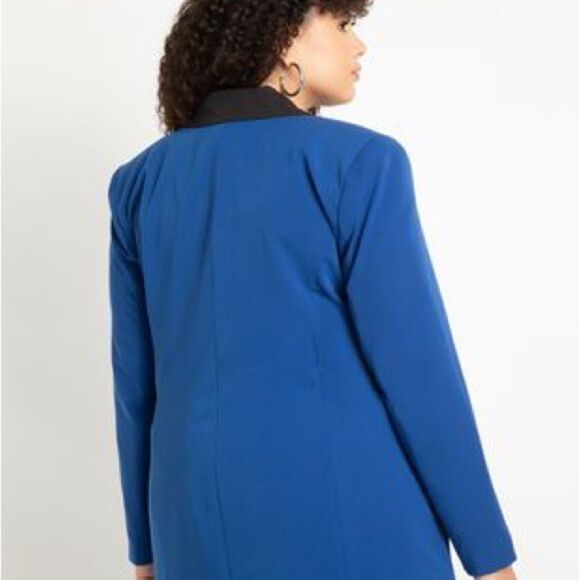 Angled Colorblock Blazer Size 26 - Picture 3 of 4
